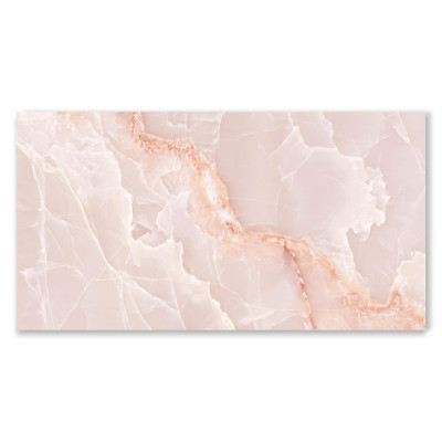 Marmo Onyx Pink Polished Porcelain Tile 600x1200